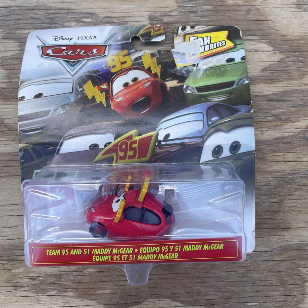 Pixar Disney Cars Fan Favorites Team 95 & 51 Maddy McGear Diecast Car